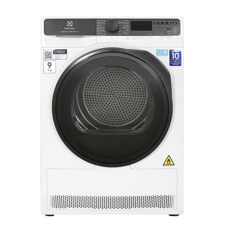 Máy sấy bơm nhiệt Electrolux 9kg EDH903R7WC